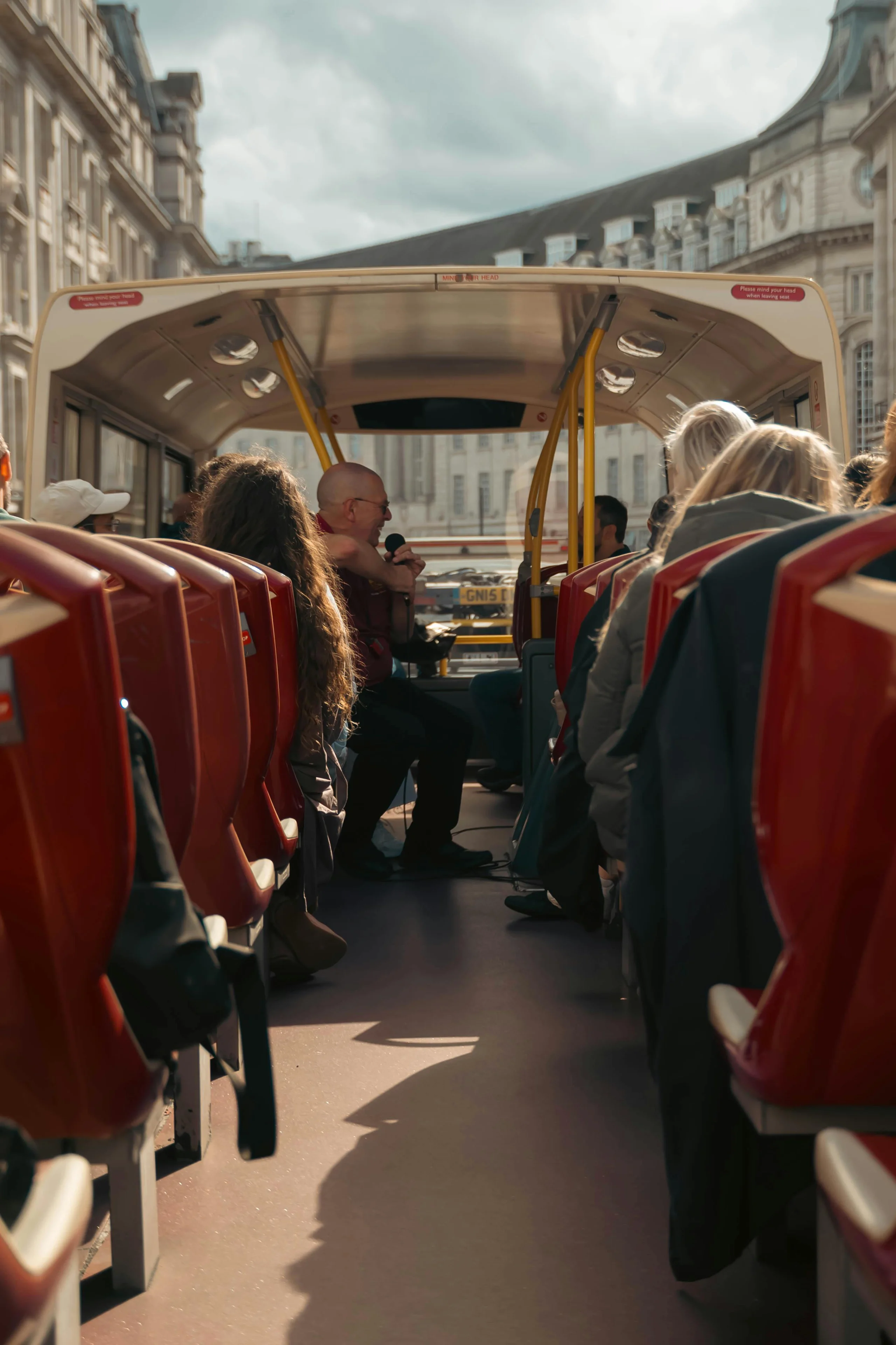 Listener using personal audio in a public space