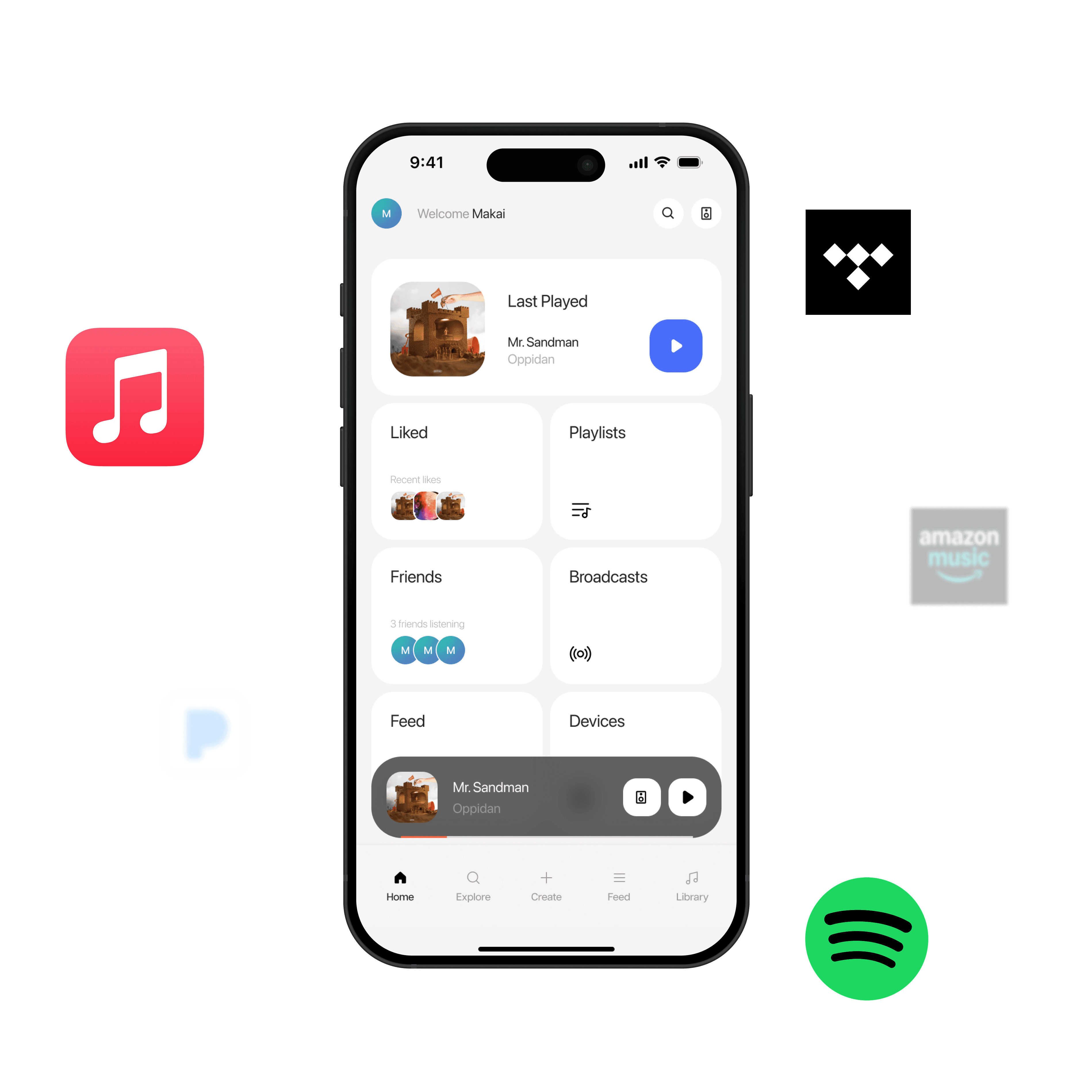 One queue across every music service