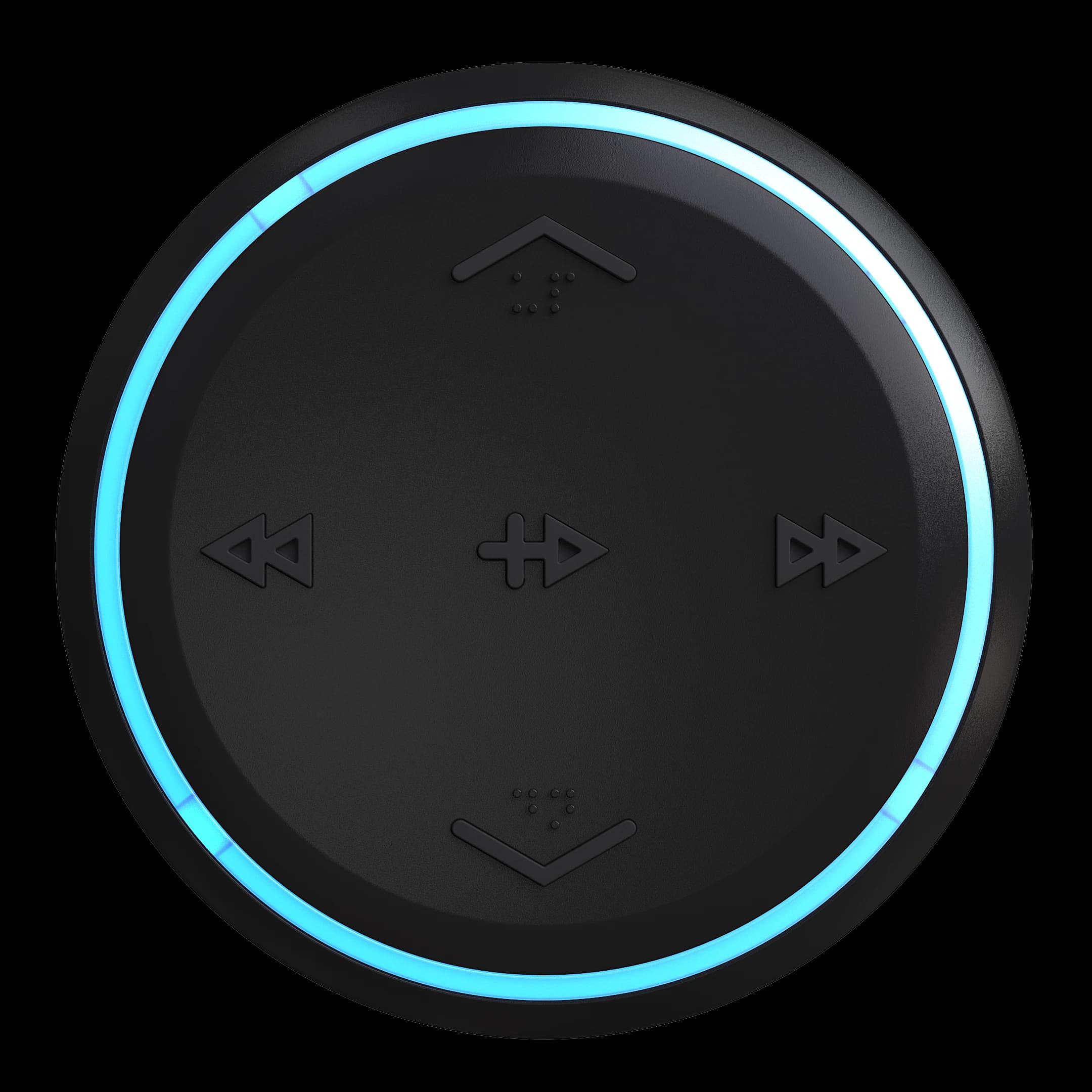 R Series device with glowing LED ring
