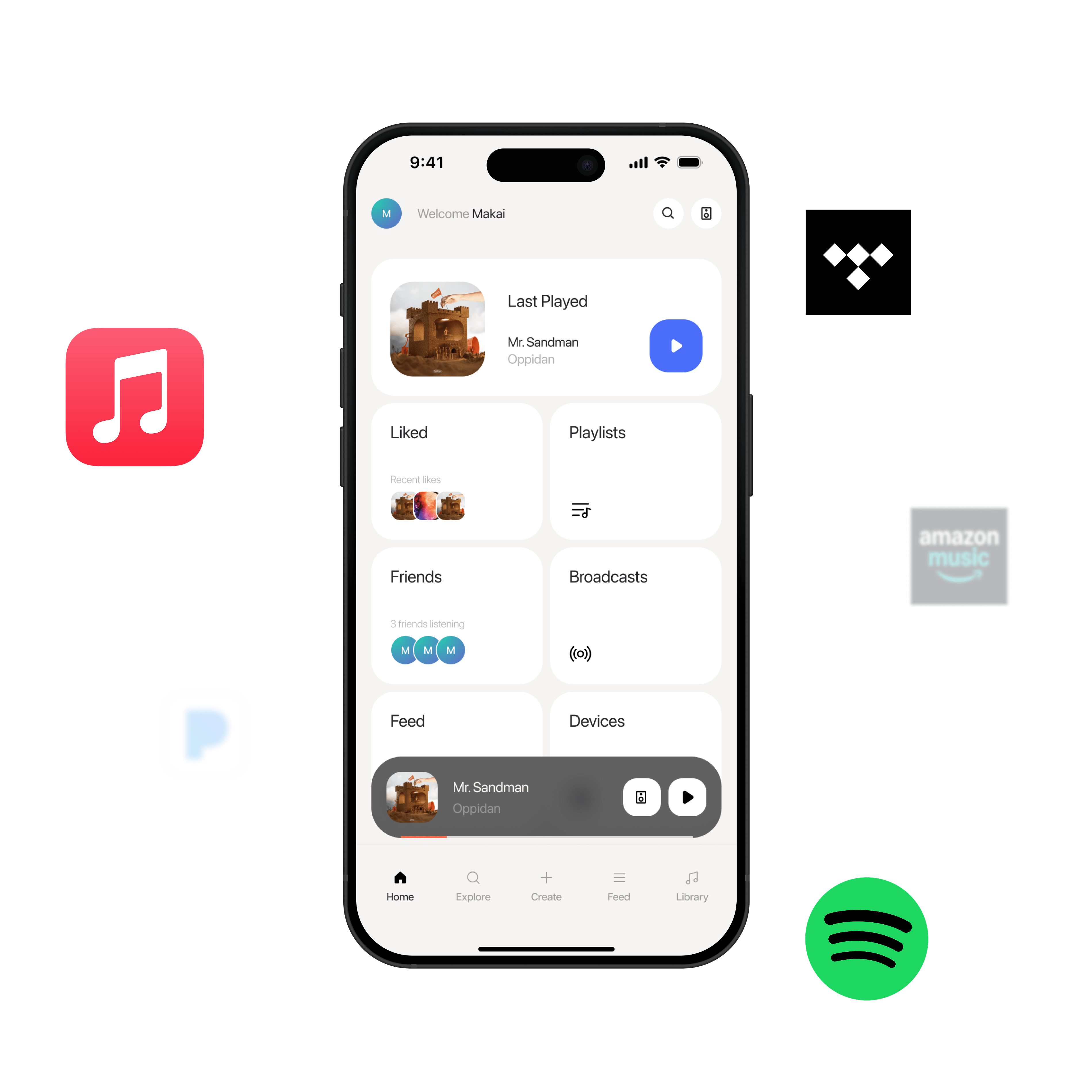 One queue across every music service